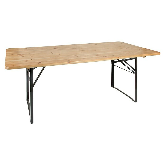 Biertafel voor kinderen (l x b x h: 120,3 x 39,9 x 52,9 cm, Lichtbruin, Inklapbaar) | BAUHAUS