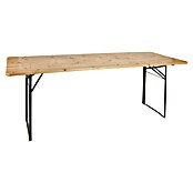 Biertafel (l x b x h: 220,3 x 70,4 x 75,6 cm, Lichtbruin, Inklapbaar) | BAUHAUS