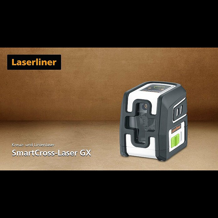 Laserliner Kreuzlinienlaser SmartCross-Laser GX (Max. Arbeitsbereich: 0 m - 40 m) | BAUHAUS