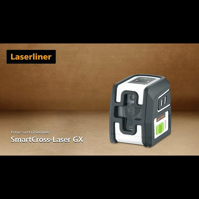 Laserliner Kreuzlinienlaser SmartCross-Laser GX - Max. Arbeitsbereich: 0 m - 40 m - Kreuz- und Linienlaser - ECO - SmartCross-Laser GX - 036.730E