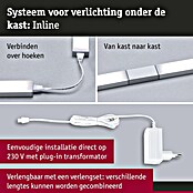 Paulmann Led-onderbouwverlichtingset 2x Chroom (4 W, Chroom) | BAUHAUS
