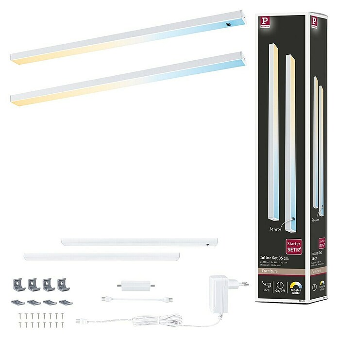Paulmann Led-onderbouwverlichtingset 2x Wit (4 W, Wit) | BAUHAUS
