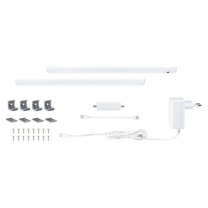 Paulmann Led-onderbouwverlichtingset 2x Wit (4 W, Wit) | BAUHAUS