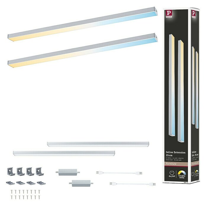 Paulmann Uitbreidingsset Chroom 4W (26 x 11 mm, Chroom) | BAUHAUS