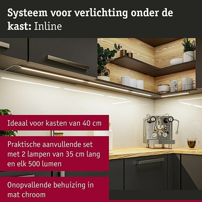 Paulmann Uitbreidingsset Chroom 4W (26 x 11 mm, Chroom) | BAUHAUS