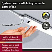 Paulmann Led-onderbouwverlichting 2x Chroom 6W (l x b x h: 26 x 350 x 11 mm, 230 V) | BAUHAUS