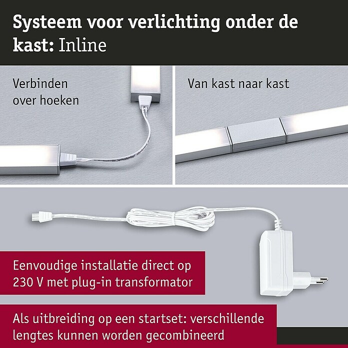 Paulmann Uitbreidingsset Chroom 4W (26 x 11 mm, Chroom) | BAUHAUS