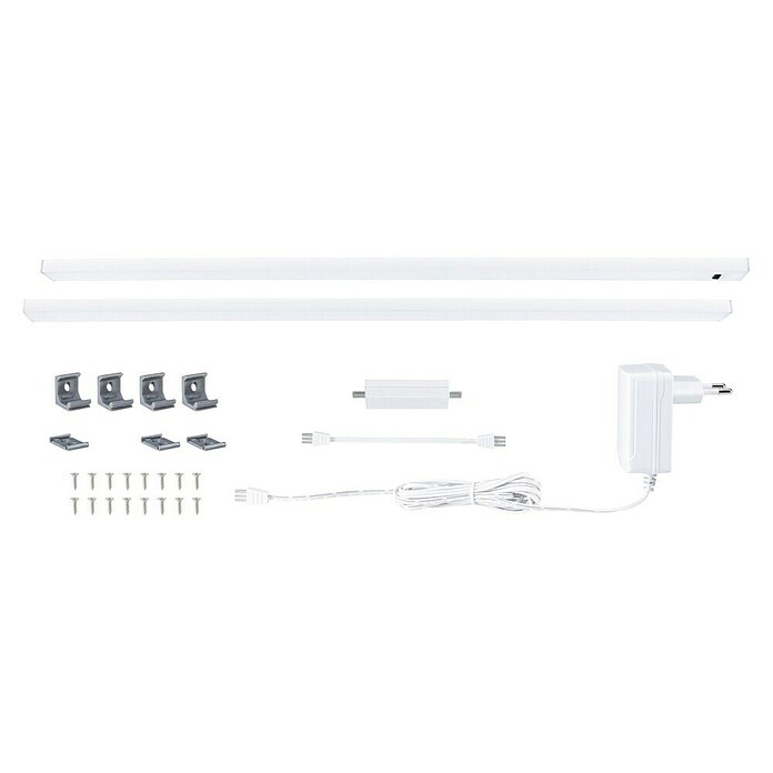 Paulmann Led-onderbouwverlichting 2x Wit 6W (l x b x h: 26 x 350 x 11 mm, 230 V) | BAUHAUS