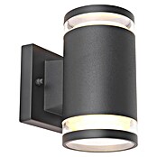 Globo LED-Außenwandleuchte Alcala (11 W, Anthrazit, Ø x H: 10 x 16,5 cm) | BAUHAUS