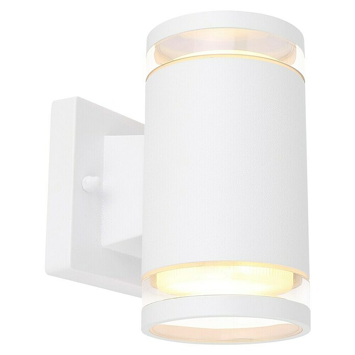 Globo LED-Außenwandleuchte Alcala (11 W, Weiß, Ø x H: 10 x 16,5 cm) | BAUHAUS