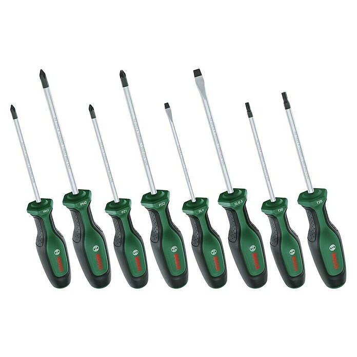 Bosch Set de destornilladores (8 pzs.) | BAUHAUS