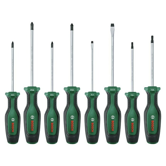 Bosch Set de destornilladores (8 pzs.) | BAUHAUS