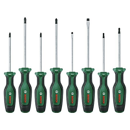 Bosch Set de destornilladores (8 pzs.)