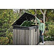 Keter Garten-Aufbewahrungsbox Signature Storm Grey Grande-Store (Außenmaß inkl. Dachüberstand (B x T): 190 x 109 cm, Kunststoff, Stormgrey) | BAUHAUS