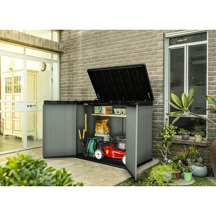 Keter Truhe Store it out Darwin (L x B x H: 80 x 140 x 118 cm, Grün, Kunststoff) | BAUHAUS