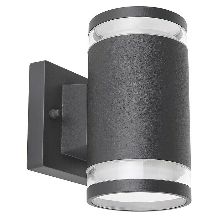 Globo LED-Außenwandleuchte Alcala (11 W, Anthrazit, Ø x H: 10 x 16,5 cm) | BAUHAUS