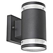 Globo LED-Außenwandleuchte Alcala (11 W, Anthrazit, Ø x H: 10 x 16,5 cm) | BAUHAUS