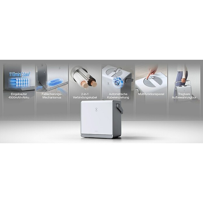 Ecovacs Fensterreinigungsroboter Winbot W2 Omni (Tankvolumen: 60 ml, Akkulaufzeit: 110 min) | BAUHAUS