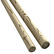 Zaunpfosten Rundhölzer (Höhe: 400 cm, Durchmesser: 8 cm, Braun, Holz) | BAUHAUS