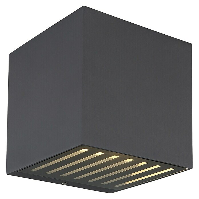 Globo Außenwandleuchte Illi (6 W, Schwarz, 10 x 10 x 10 cm, IP54) | BAUHAUS