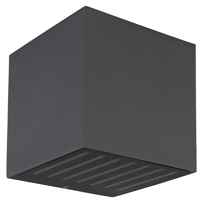 Globo Außenwandleuchte Illi (6 W, Schwarz, 10 x 10 x 10 cm, IP54) | BAUHAUS