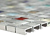 Mozaïektegel Quadrat ALF A702 (30 x 30 cm, Zilver, Mat)