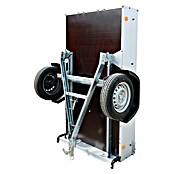 Anhänger Kippdeichsel (Nutzlast: 581 kg, Einachser, Kasteninnenmaß: 2435 x 1235 x 340 mm, Ungebremst) | BAUHAUS