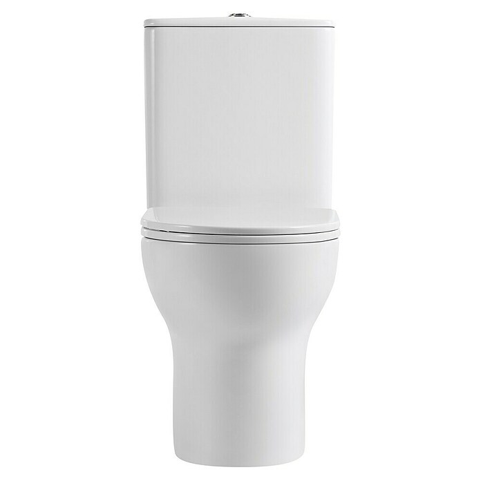 Pack de WC Adan 2004 (Sin borde de descarga, Sin esmalte especial, Salida WC: Vertical, Blanco) | BAUHAUS