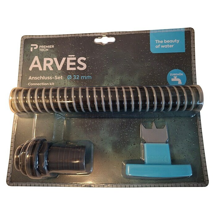 3P Technik Anschluss-Set (Länge: 25 cm, Größe Anschluss: 1″, Geeignet für: Anschluss an Regensammler)