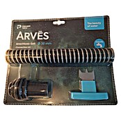 3P Technik Anschluss-Set (Länge: 25 cm, Größe Anschluss: 1″, Geeignet für: Anschluss an Regensammler)