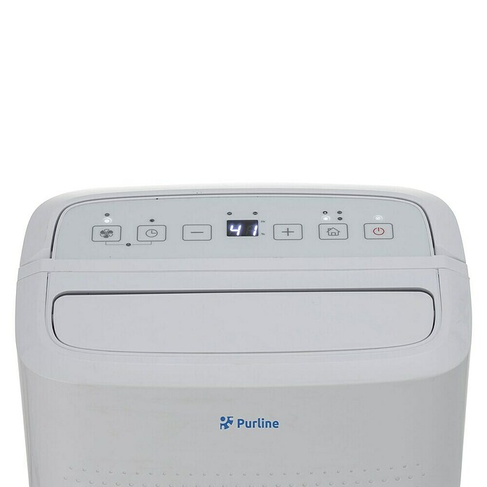 Purline Elektro-Luftentfeuchter Dryos 12 (250 W, Entfeuchtungsleistung: 12 l/Tag, L x B x H: 19 x 28 x 48 cm, Weiß) | BAUHAUS