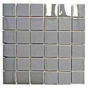 Mozaïektegel Quadrat ALF 48G (29,8 x 29,8 cm, Zilver, Glanzend)