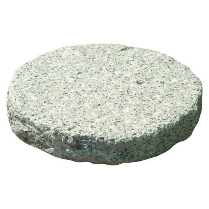 Gehwegplatte Trittstein Granit Dia (Hellgrau, Durchmesser: 30 cm, Granit)