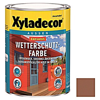 Xyladecor Wetterschutzfarbe Consolan (Rehbraun, Seidenglänzend, 750 ml)