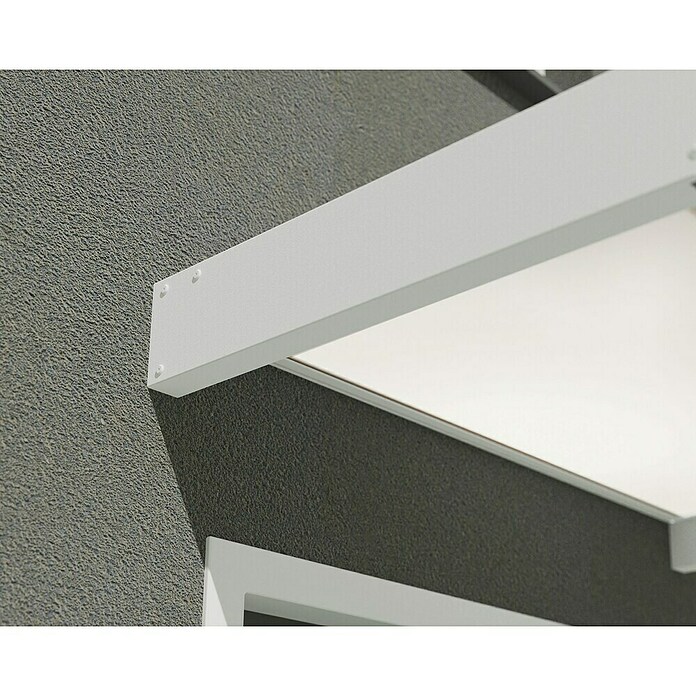 Palram – Canopia Pultvordach Sophia (215 x 95 x 17 cm, Weiß) | BAUHAUS
