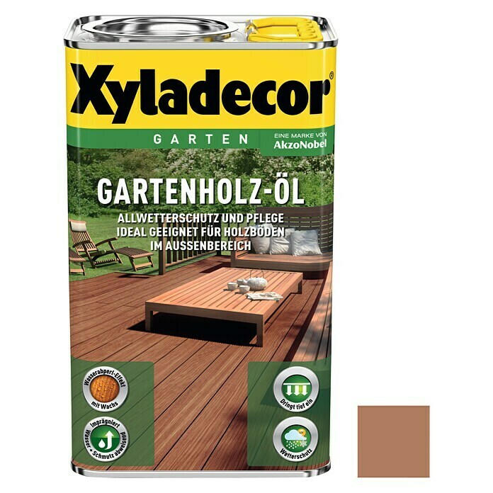 Xyladecor Universal-Hartholzöl (Rötlich, 2,5 l, Seidenglänzend)