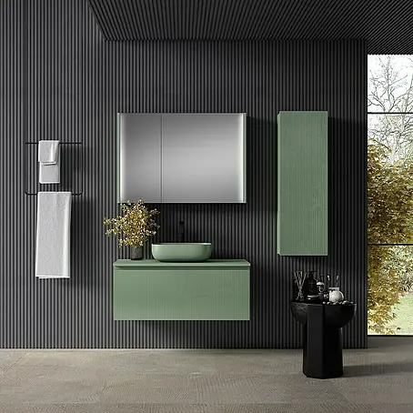 Armario colgante de baño Cristal