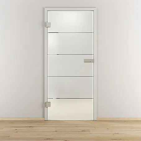 Diamond Doors  Glasdrehtür Lines Positiv