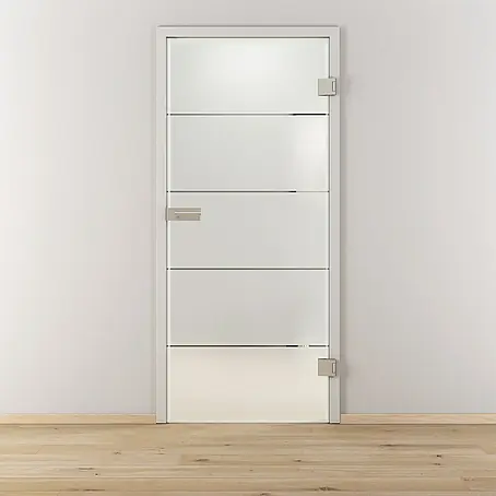 Diamond Doors  Glasdrehtür Lines Positiv