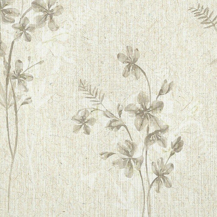 Rollo adhesivo vinílico Premium (280 x 90 cm, Fiore, Beige, Autoadhesivo) | BAUHAUS