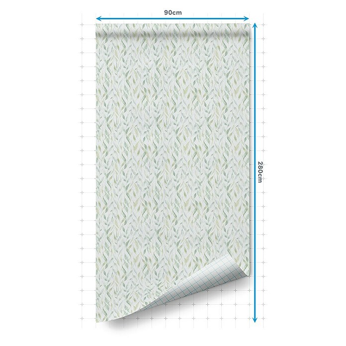 Rollo adhesivo vinílico Premium (280 x 90 cm, Sauce, Verde, Autoadhesivo) | BAUHAUS