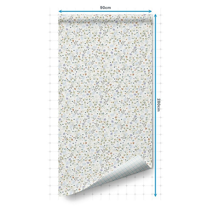 Rollo adhesivo vinílico Premium (280 x 90 cm, Nastia, Multicolor, Autoadhesivo) | BAUHAUS