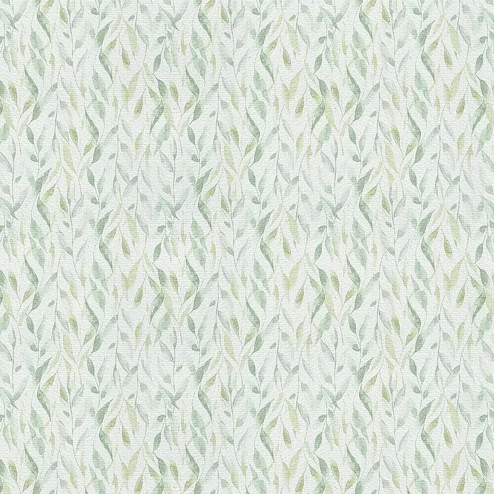 Lámina decorativa autoadhesiva vinílico Premium - 90 x 280 cm, Sauce, Verde - Elegante estampado de hojas. El diseño delicado con hojas verdes suaves agrega un toque fresco y natural a cualquier espacio.