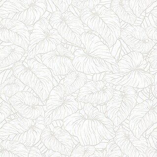 Rollo adhesivo vinílico Premium (280 x 90 cm, India, Blanco, Autoadhesivo)