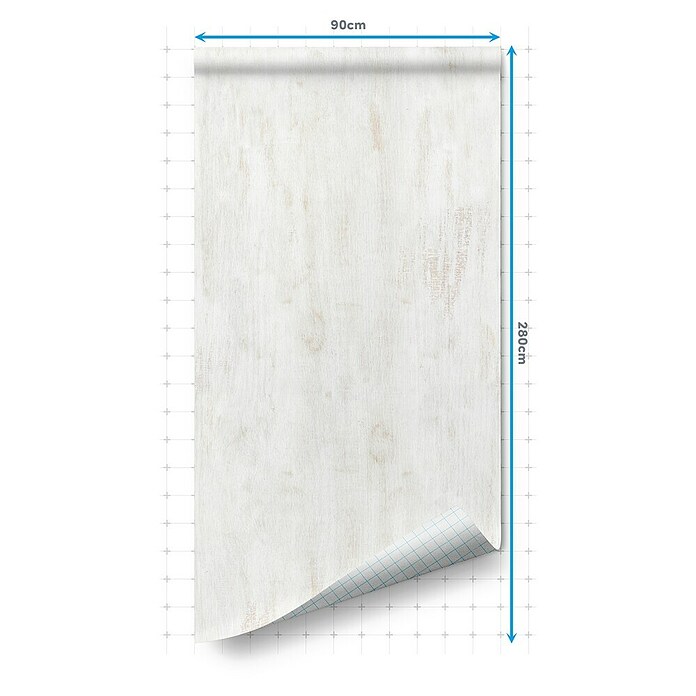 Rollo adhesivo vinílico Premium (L x An: 280 x 90 cm, Chalky, Gris, Autoadhesivo) | BAUHAUS