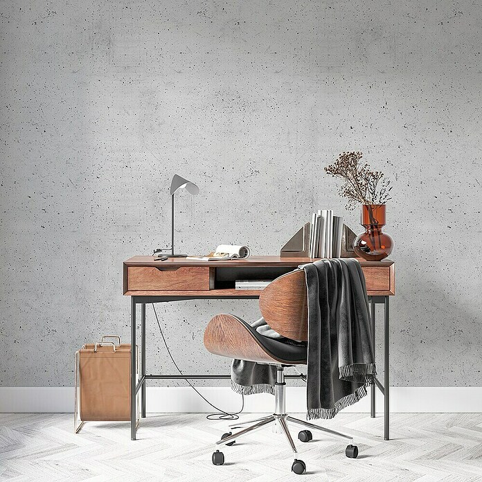 Rollo adhesivo vinílico Premium (280 x 90 cm, Hormigón, Gris, Autoadhesivo) | BAUHAUS