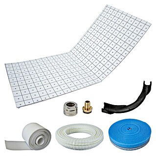 Solarfloor Fußbodenheizung Klett-Faltplatte Set (Beheizbare Fläche: 10 m², 620 x 600 mm)