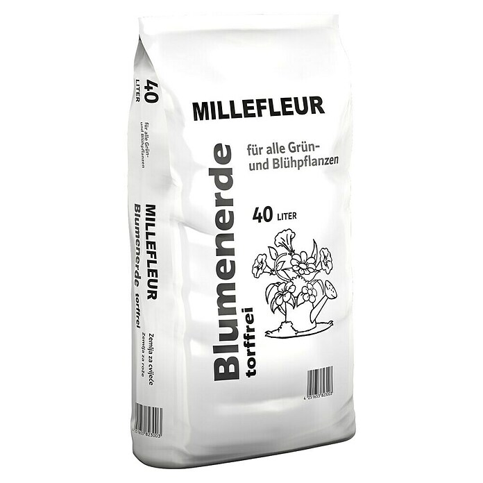 Zemlja za rože in visoke grede Millefleur  (40 l) | 7500 - Blumenerde Aktion u. BH | IAHA - Erde | IAH - Dünger / Pflanzenschutz | IA - Gartenhartware | I - Stadtgarten | BAUHAUS