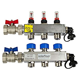 Solarfloor Verteiler (Anzahl Anschlüsse: 3 Stk.)