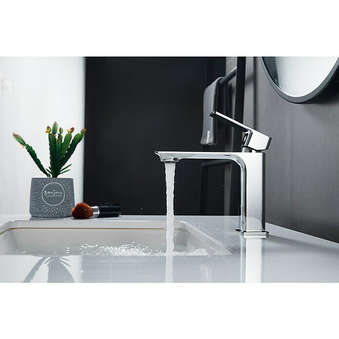 Grifo de lavabo Totem (Cromo, Brillante) | BAUHAUS